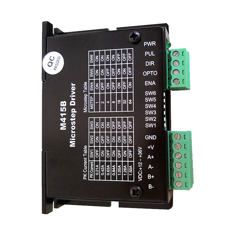 步進電機驅(qū)動M415B 適用42電機 1~64細(xì)分 18~40V 0.21~1.5A