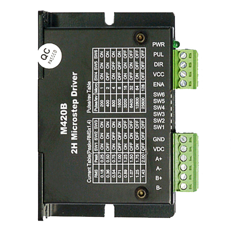 步進電機驅(qū)動M420B 1~128細(xì)分 0.18~2A 18~40V